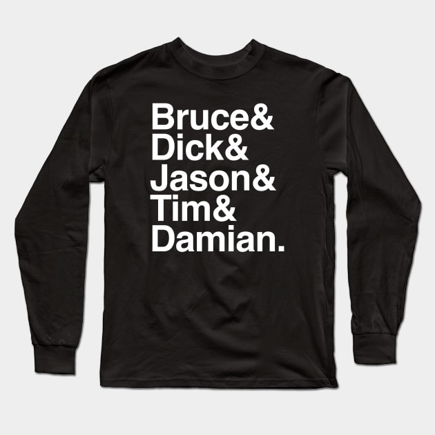 Wayne Family list Long Sleeve T-Shirt by C E Richards